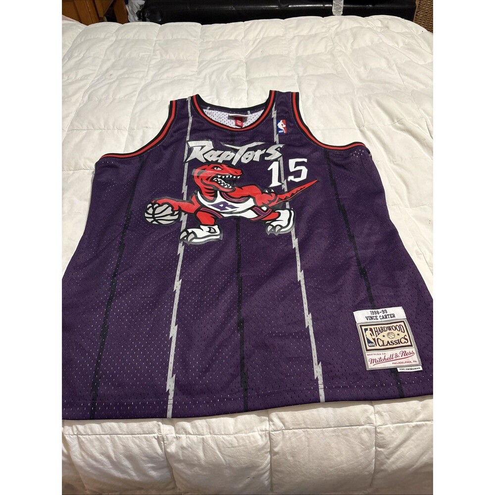 Mitchell & Ness Toronto Raptors NBA Vince Carter #15 Jersey Purple XL